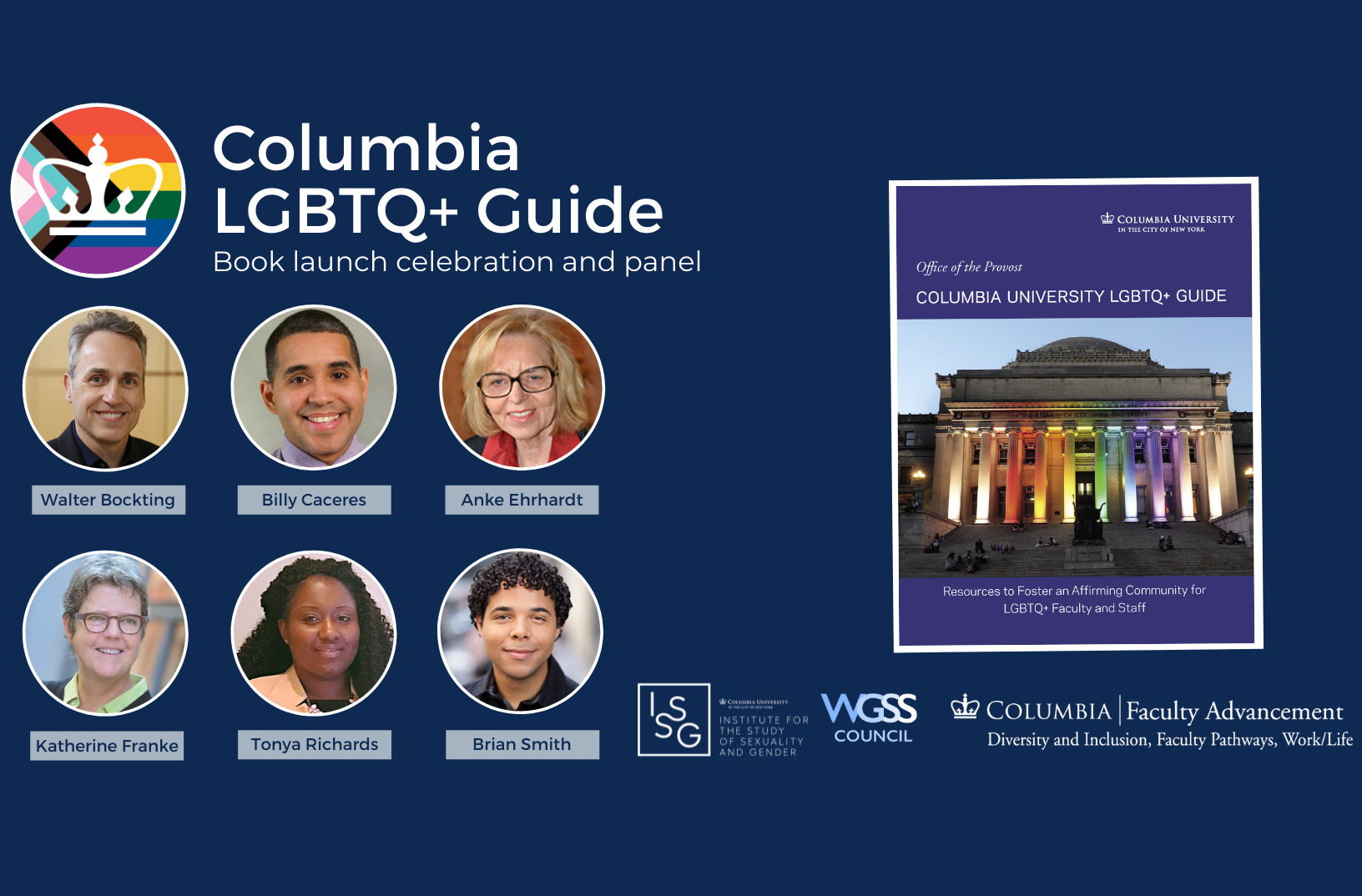 LGBTQ+ Guide Book Launch and Celebration panel