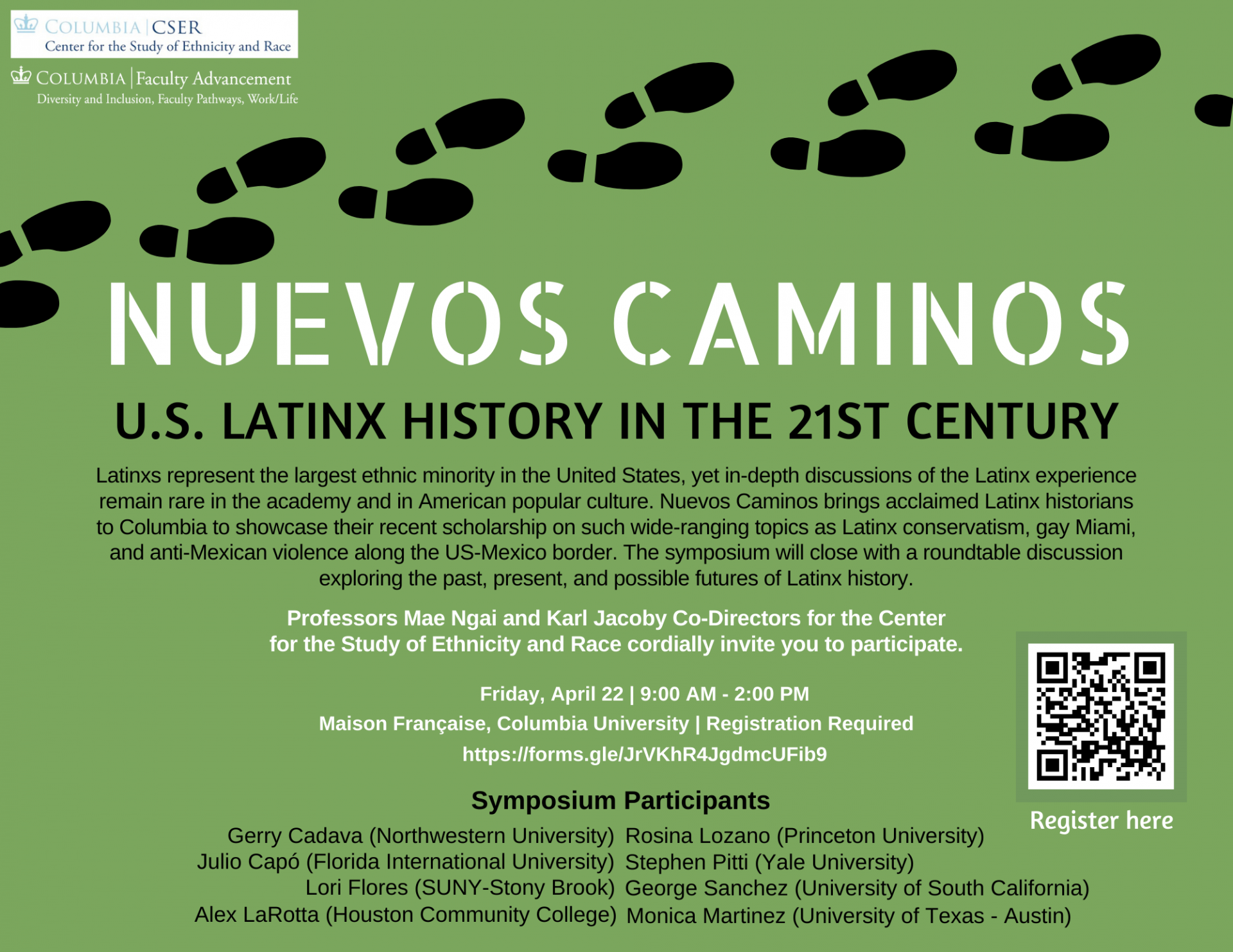 Nuevos Caminos: U.S. Latinx History in the 21st Century Symposium  poster