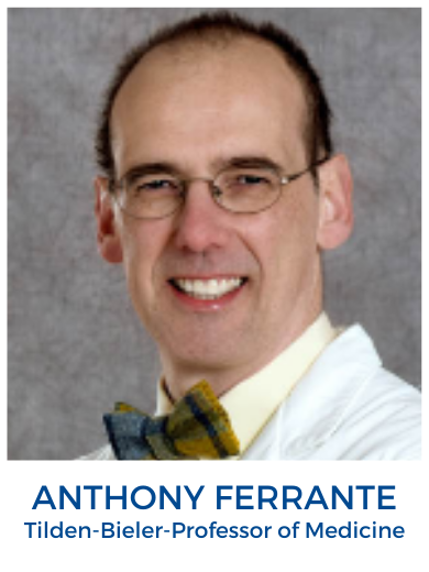 Head shot of Anthony Ferrante wearing lab coat and bow tie