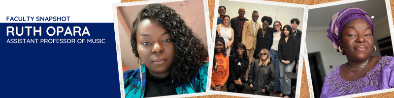 Web header of Ruth Opara
