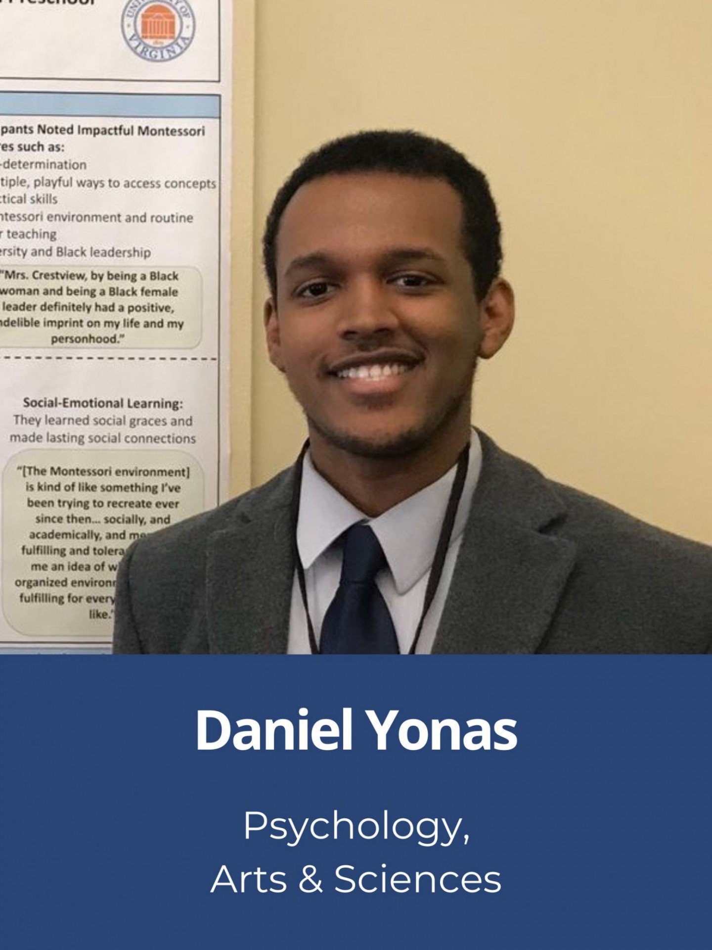 Daniel Yonas, Psychology, Arts & Sciences
