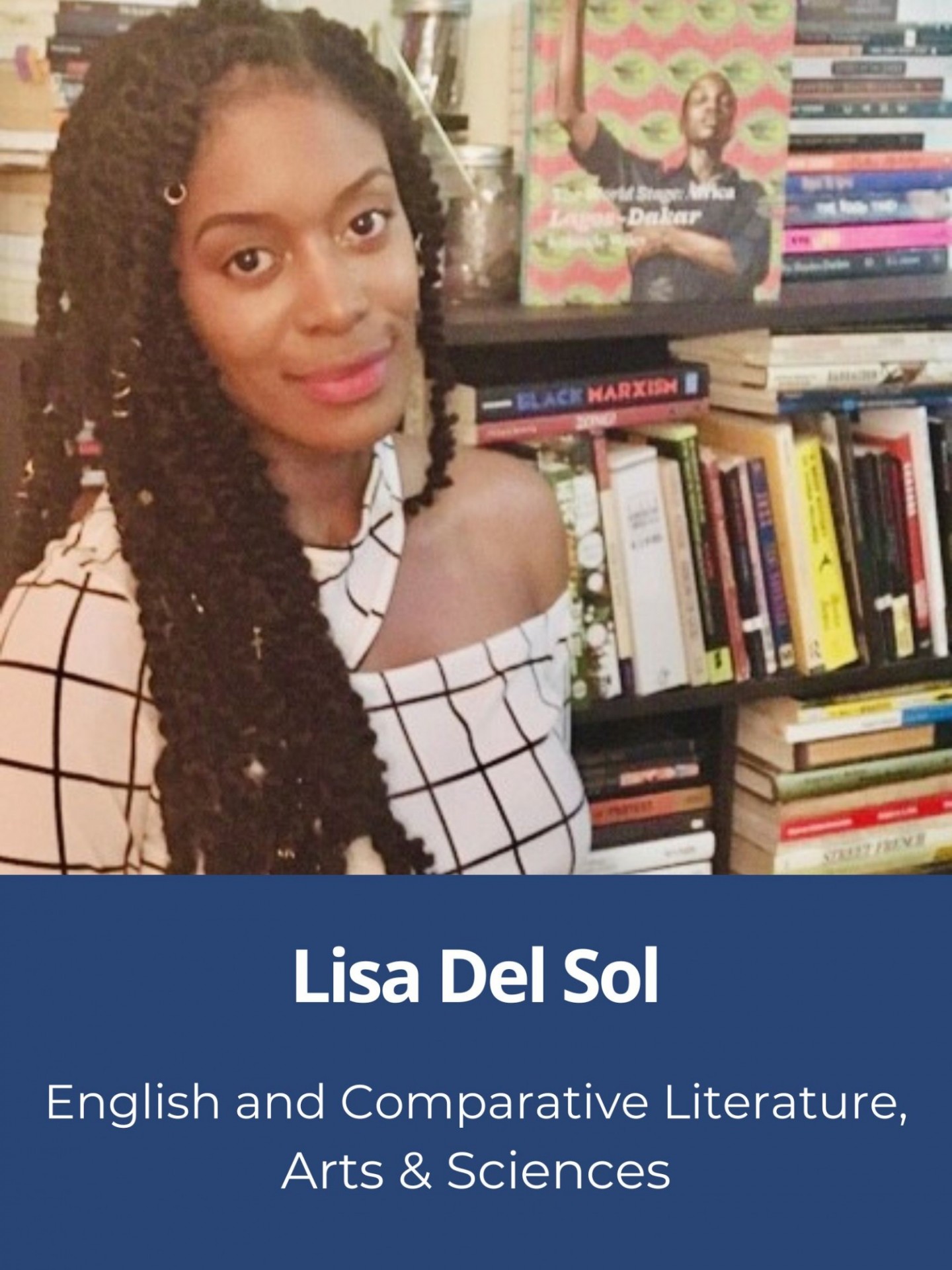 Lisa del Sol English and Comparative Literature, School of Arts & Sciences