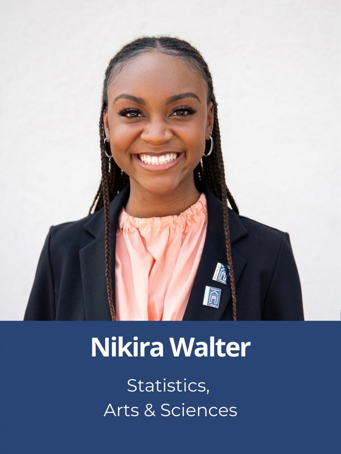 Nikira Walter, Statistics, Arts & Sciences