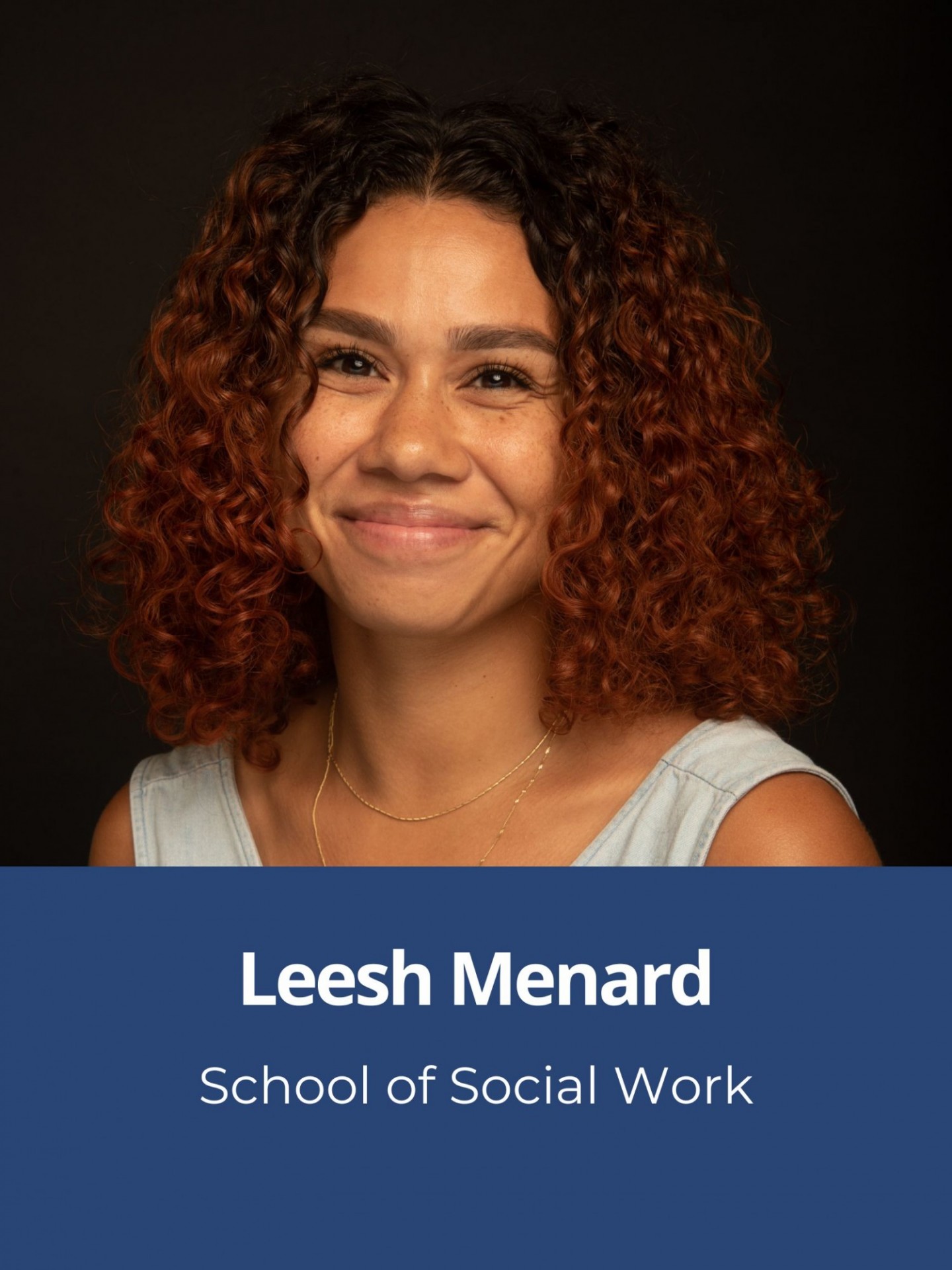 Headshot of Leesh Menard