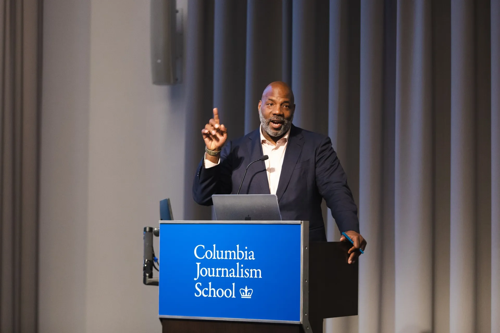 Dean Jelani Cobb giving remarks at HB/CU Connections