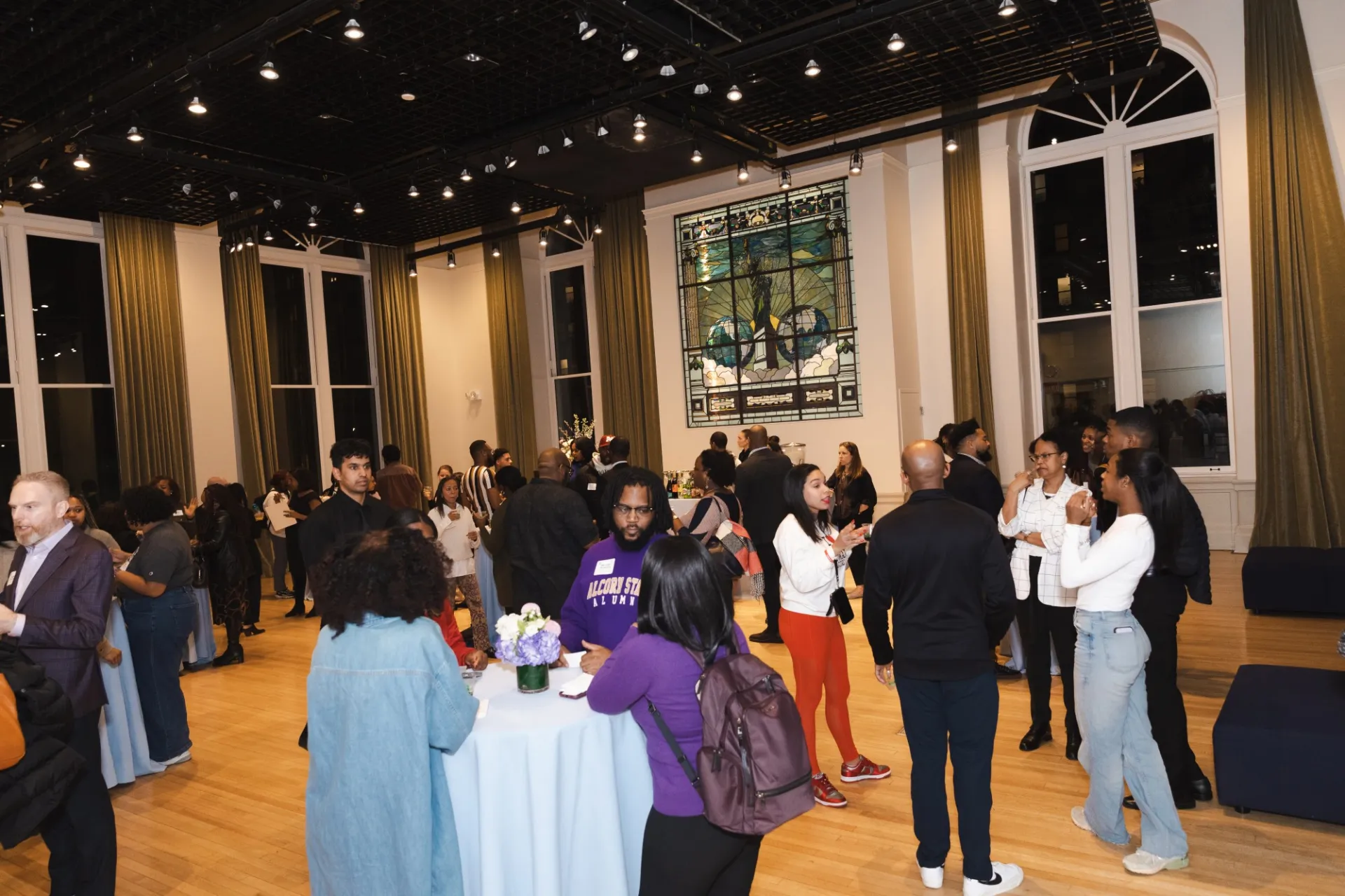 Attendees in the World Room at HBCU Connections Reception