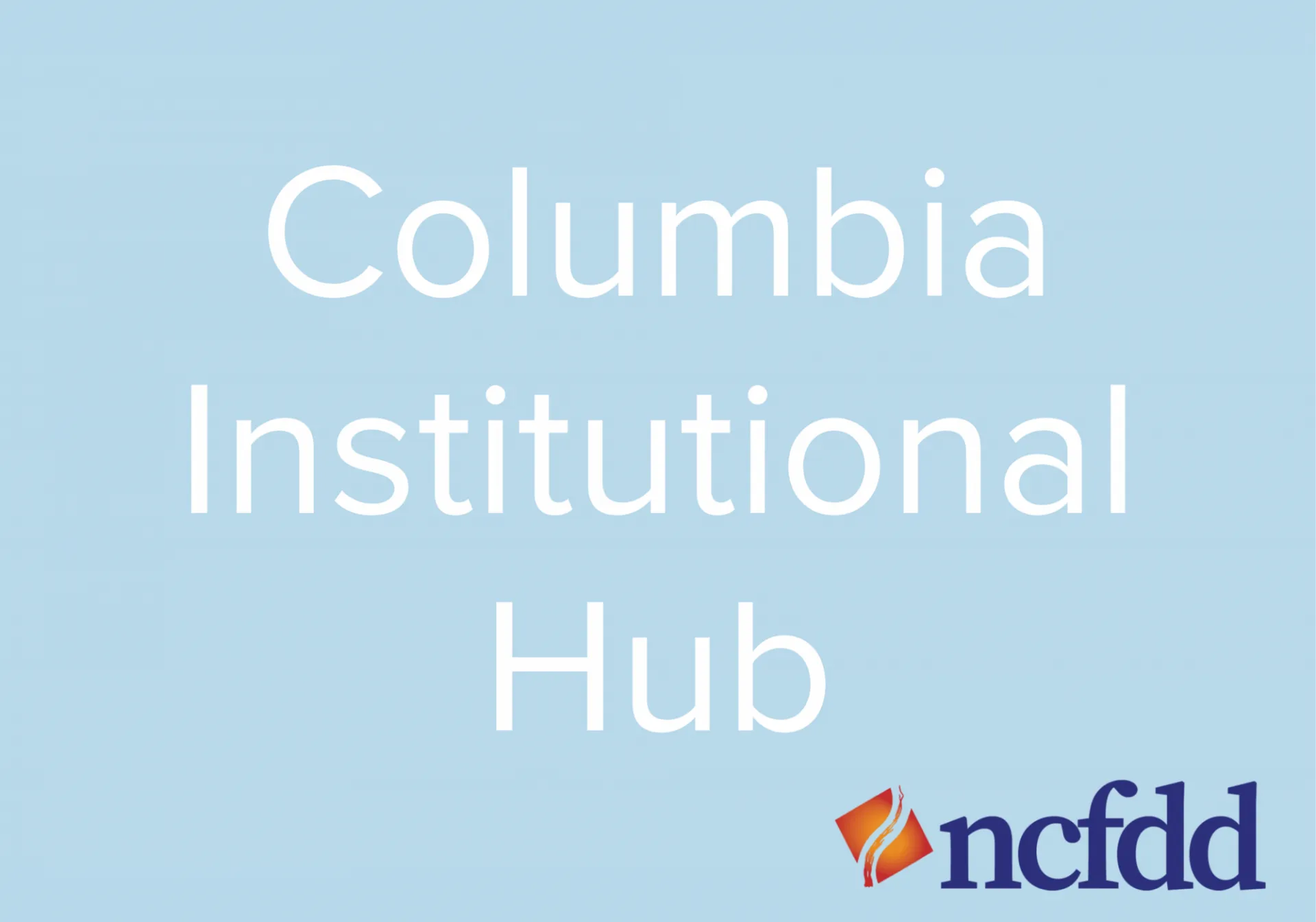 Columbia Institutional Hub