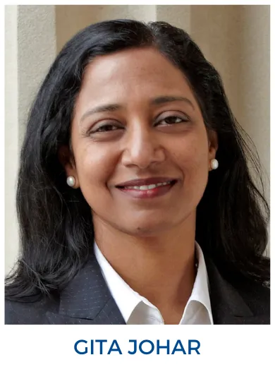 Head shot of Gita Johar