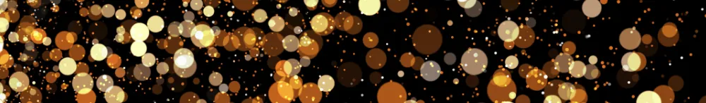 Pattern black background with gold circles