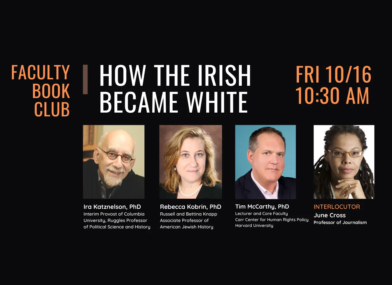 How the Irish Became White Panel 