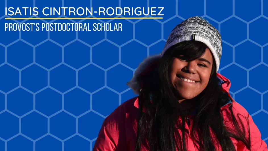 Head shot of Isatis Cintron-Rodriguez wearing a winter hat and coat