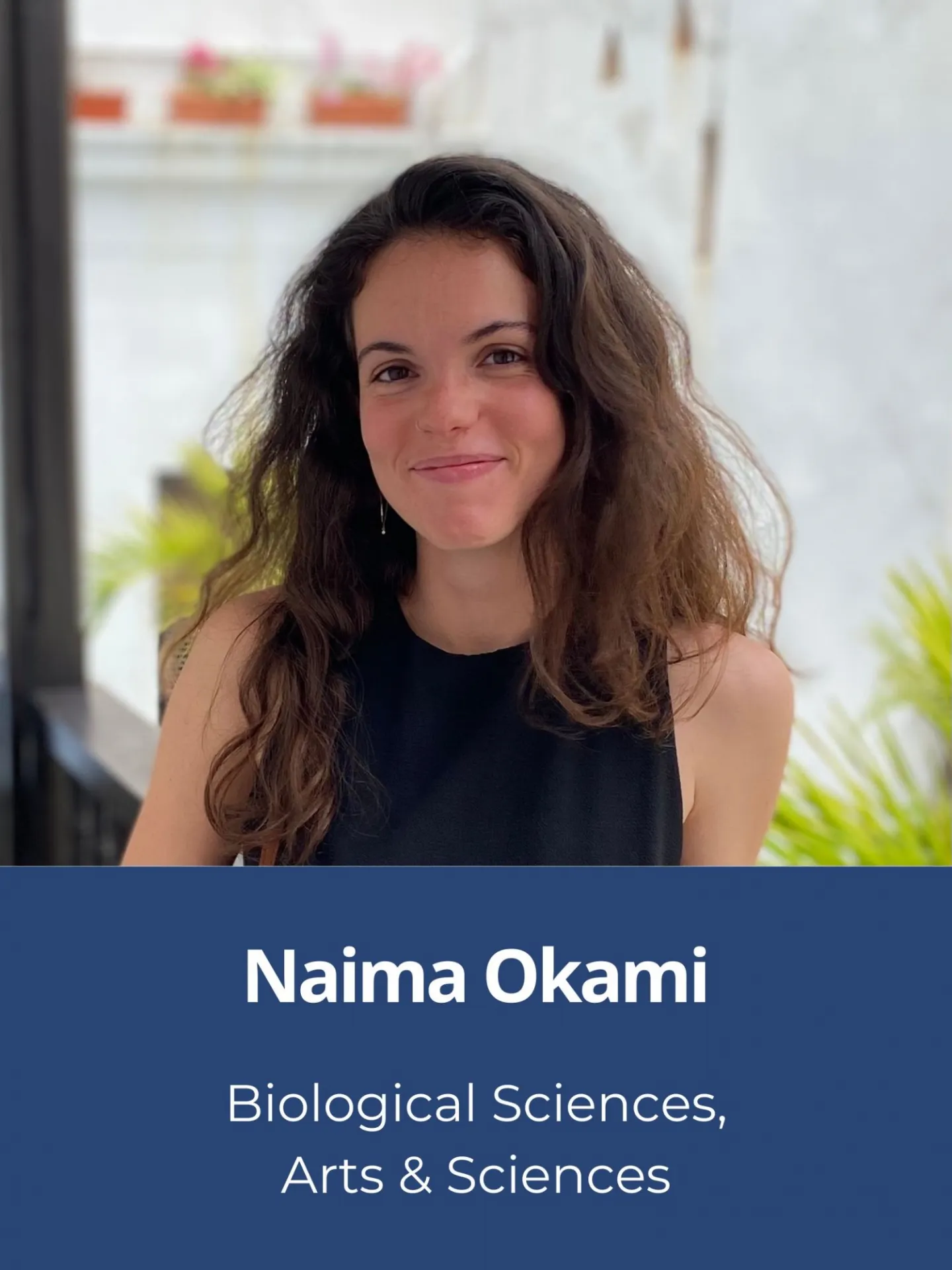 Headshot of Naima Okami