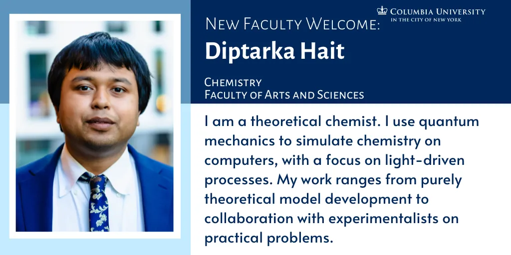 Faculty Headshot of Diptarka Hait