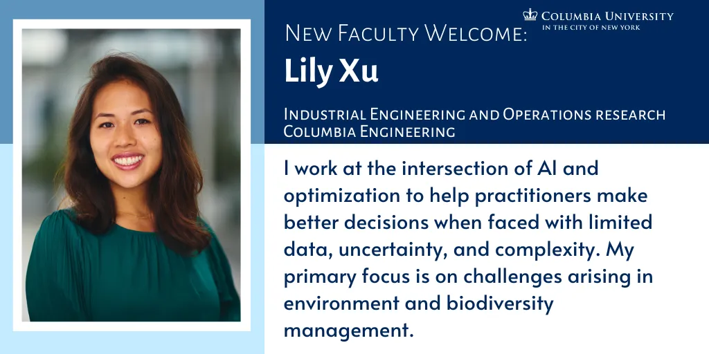 Faculty headshot of Lily Xu