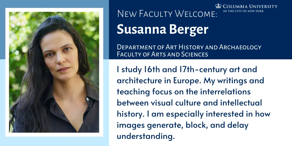 Faculty Profile for Susanna Berger