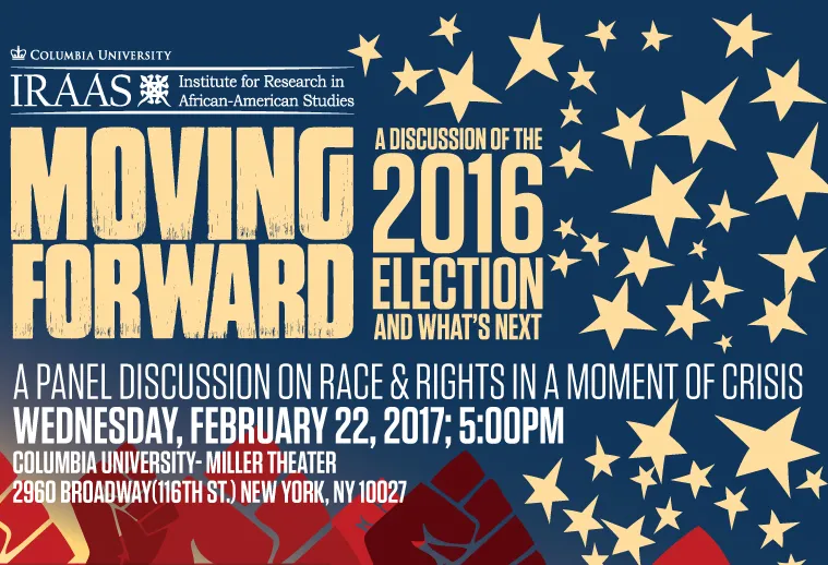 Moving Forward logo with raised fists