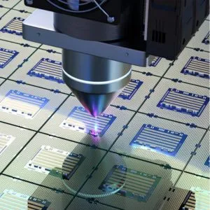 Machine making microchips