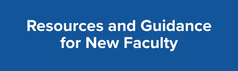 new faculty