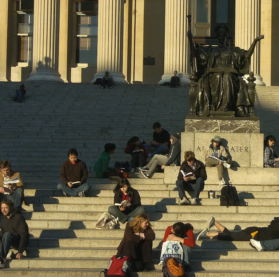 People on Low steps