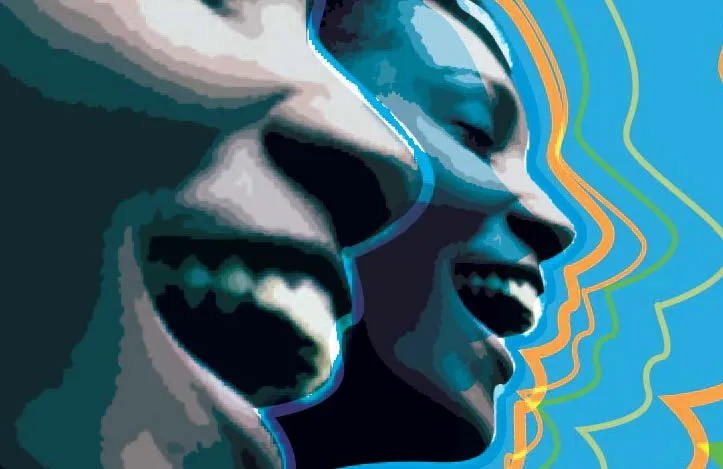 women laughing